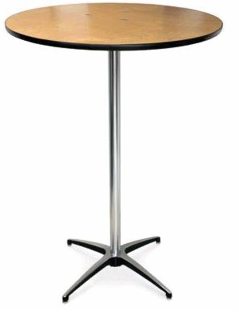 30 Inch And 36 Inch High Top Tables