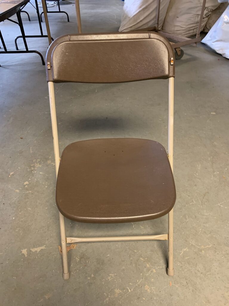 Standard Brown Plastic Chair